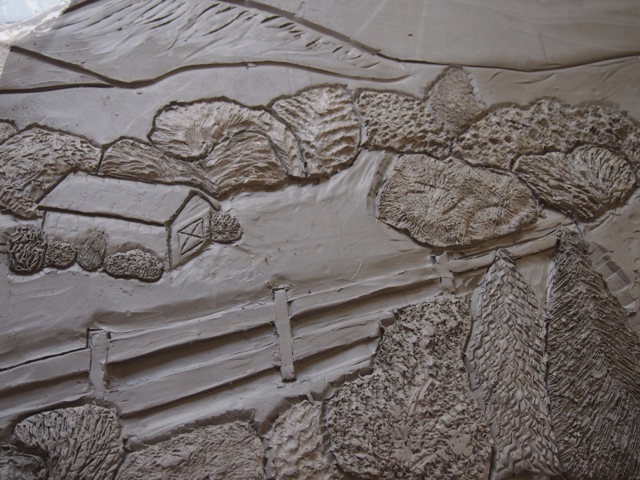 Close up of the "barn" area in top left corner.