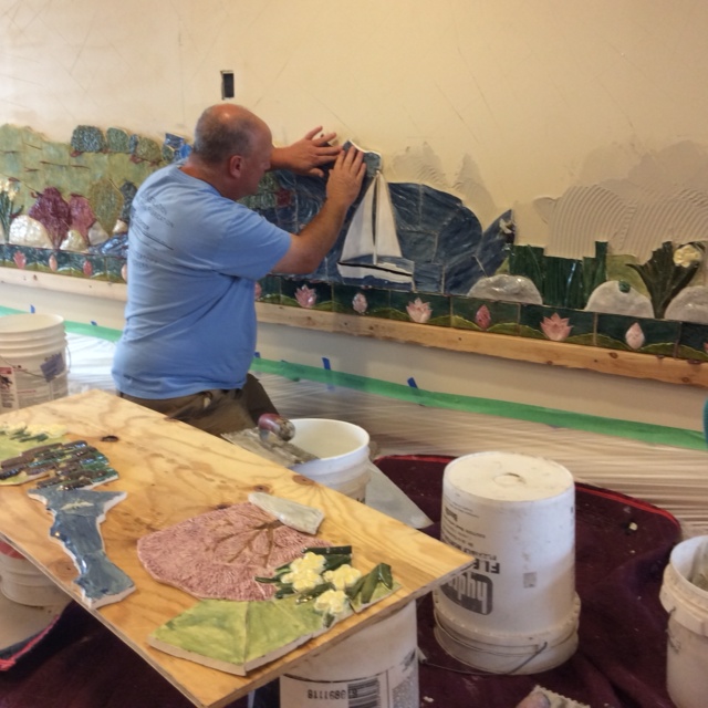 Capital Caring Mural Installation